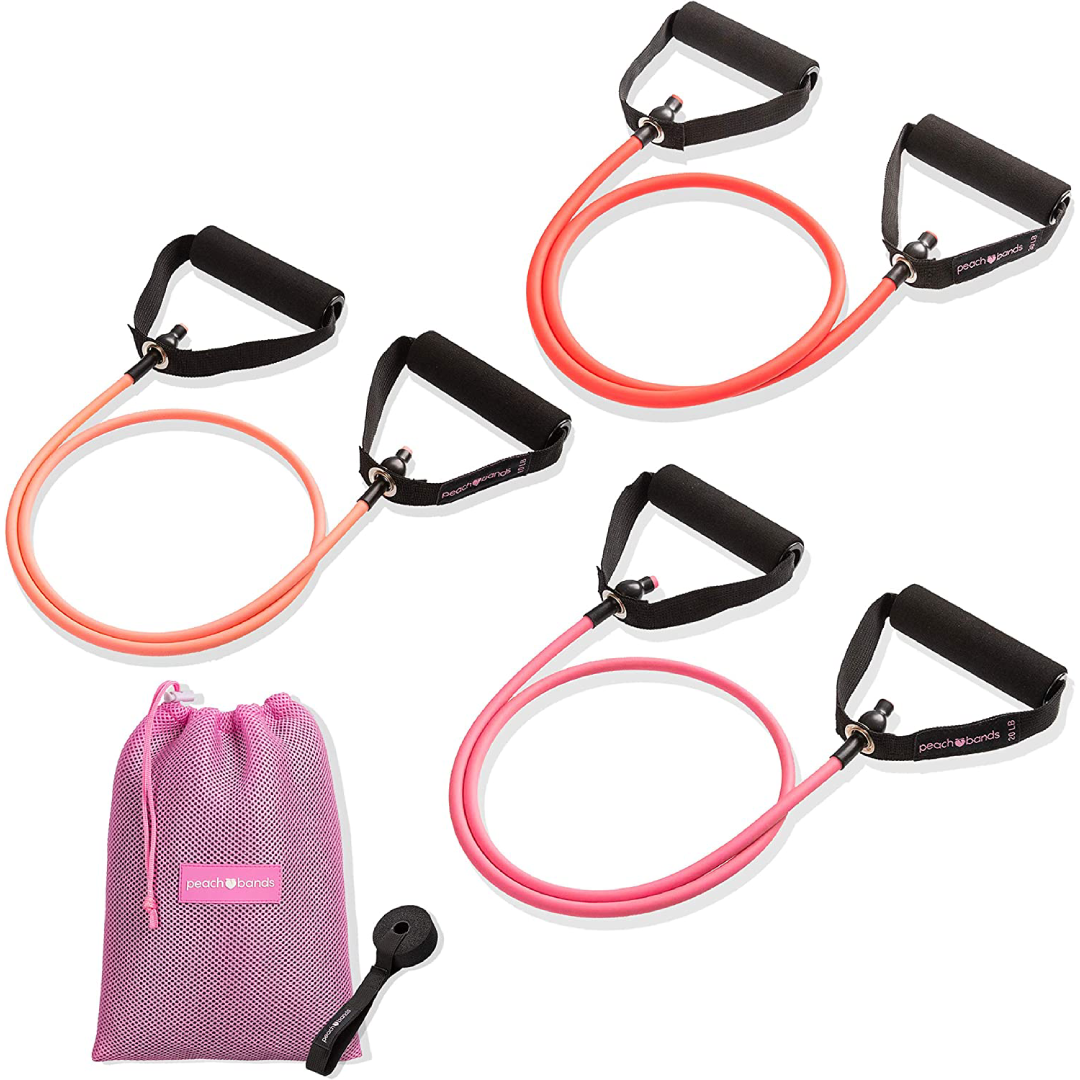 Peach Bands Resistance Tube Bands
